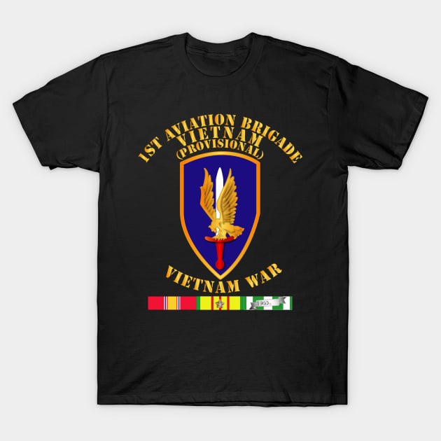 1st Aviation Brigade (Provisional) - Vietnam War w SVC T-Shirt by twix123844